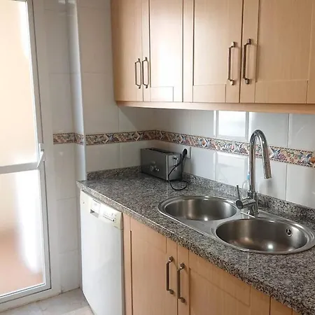 Apartment 1st Line Of The Beach, La Rada Beach! Ac,wifi,terrace, Private Parking *