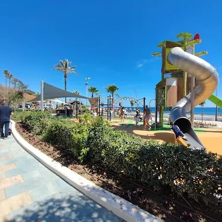 1st Line Of The Beach, La Rada Beach! Ac,wifi,terrace, Private Parking *